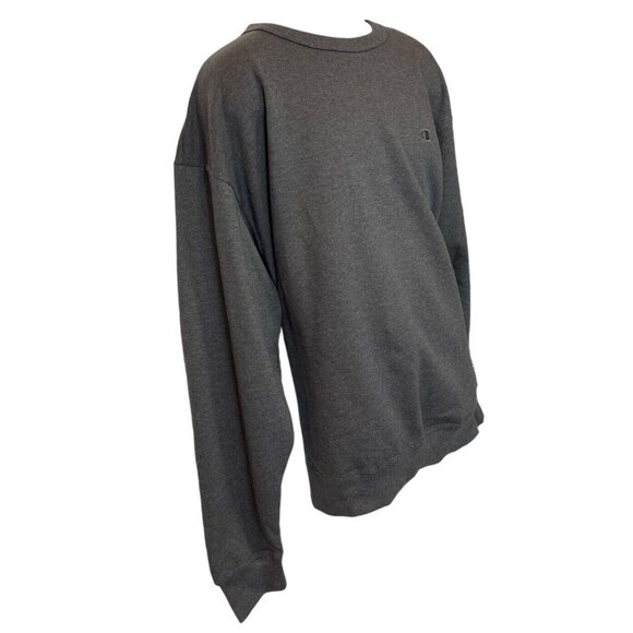 NWT Older Champion Men's Crew Neck Sweatshirt Dark Gray Athletic Sz 2XL / XXL - Picture 1 of 9